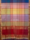 MSC085 - Multi Coloured Checks Maheshwari Handloom Silk Cotton